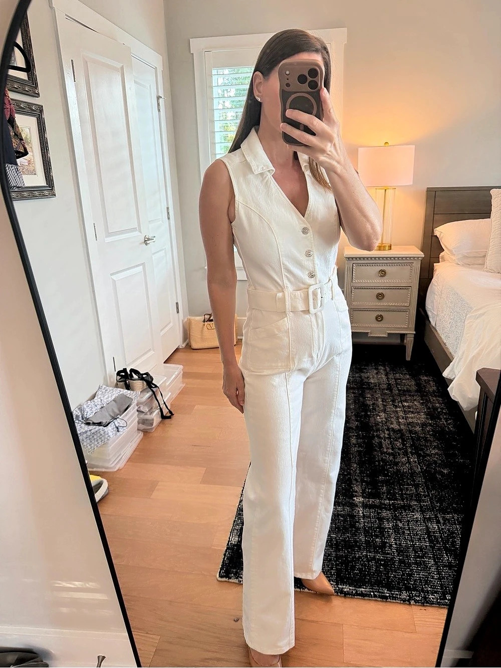Paige Kenny Jumpsuit White Size 2